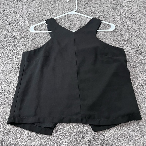 Lulus black cross back tank Medium - Picture 1 of 7